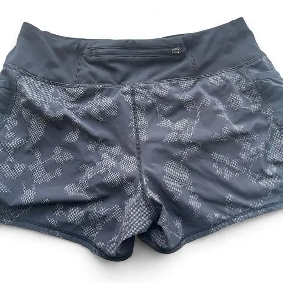 Women's Athleta grey and black Small Camo Floral Shorts - Picture 4 of 5